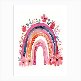 Watercolor Rainbow Art Print