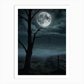 Full Moon Art Print