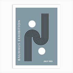 Bauhaus Grey Exhibition Art Print