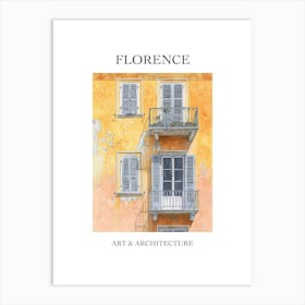 Florence Travel And Architecture Poster 3 Art Print
