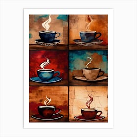 Coffee Cups 1 Art Print