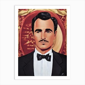 Montgomery Clift Illustration Movies Art Print