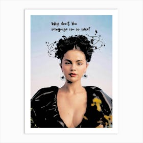 Why Don'T You Go Selena Gomez 1 Art Print