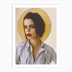 Fairuza Balk Retro Collage Movies Art Print