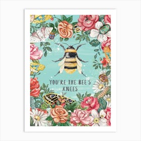 Bees Knees Art Print