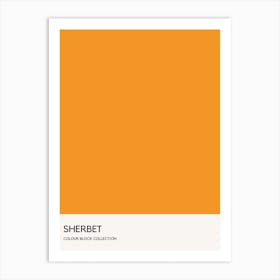 Sherbet Colour Block Poster Art Print