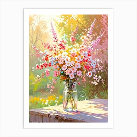 Flowers In A Vase 11 Art Print