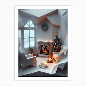 Christmas Room Art Print