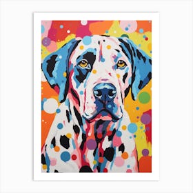 Pop Art Paint Dog 5 Art Print