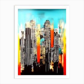 Integrated Chaos 2  - Cityscape Art Print