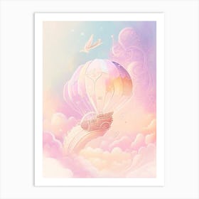 Flyby Gouache Space Art Print