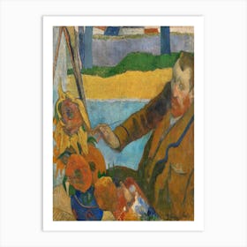 Paul Gauguin S The Painter Of Sunflowers (1888) Famous Painting Of Van Gogh Art Print