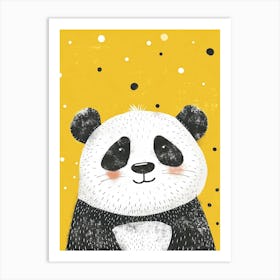 Yellow Panda 6 Art Print