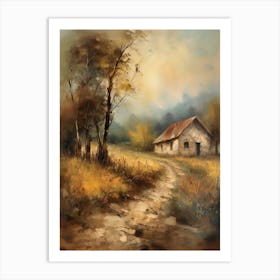 Vintage Oil Painting, Farmhouse Wall Decorations, Vintage Landscape, Printable Wall Art, Vintage Landscape Oil Painting.
1 Art Print