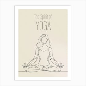 Spirit Of Yoga Art Print