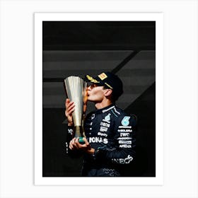 George Russell, Mercedes Amg F1 Team Art Print