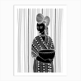 Peul Woman Art Print