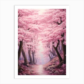 Beautiful Sakura Cherry Blossom 3 Art Print