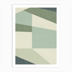 Composition Of Geometric Shapes 42 Art Print