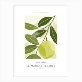 Limes Le Marche Fermier Poster 3 Art Print