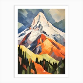Mount Hood Usa 2 Mountain Painting Art Print