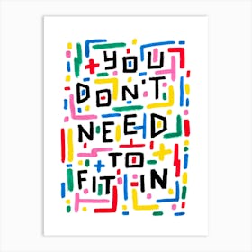 Life Is Not A Game Of Tetris 1 Art Print