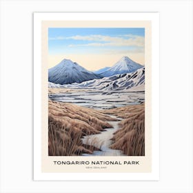 Tongariro National Park New Zealand 3 Poster Art Print