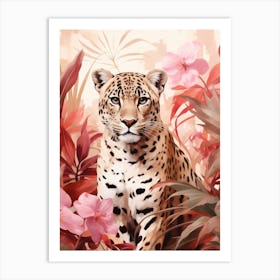 Leopard In The Jungle Art Print