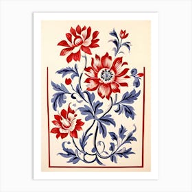 Russian Folk Art 1 Art Print