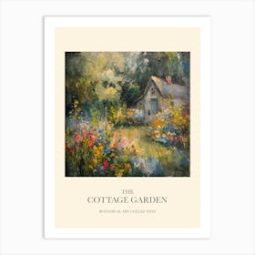 Flower Symphony Cottage Garden Poster 13 Art Print