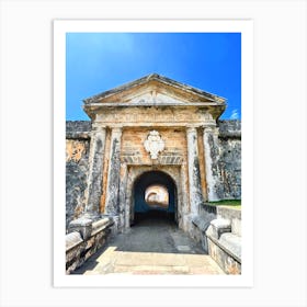 San Juan Fort Entrance, Puerto Rico Art Print