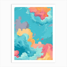 Abstract Painting 123 Art Print