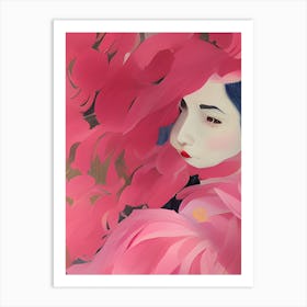 A Flurry In Pink Art Print