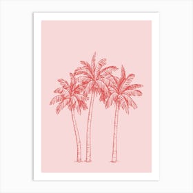 Palm Trees 1 Art Print