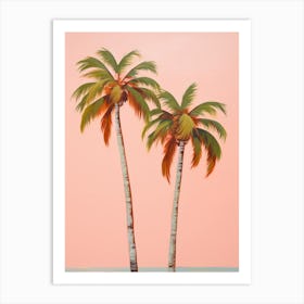 Two Palm Trees 2 Art Print