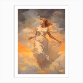 Athena Greek Goddess Painting 2 Art Print