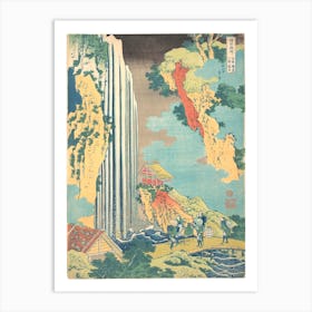 Ono Waterfall On The Kisokaidō , Katsushika Hokusai 1 Art Print