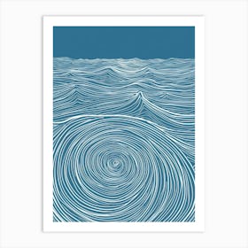 Ocean Waves 3 Art Print