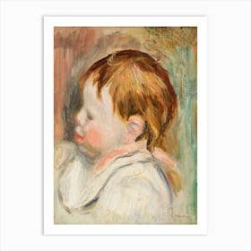 Baby S Head, Pierre Auguste Renoir Art Print