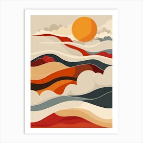 Abstract Landscape 4 Art Print