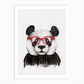 Panda Specs Art Print