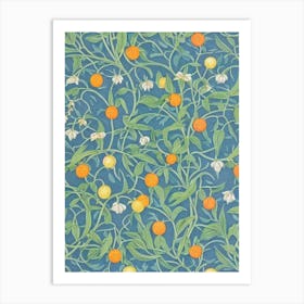 Kumquat 1 Vintage Botanical Fruit Art Print