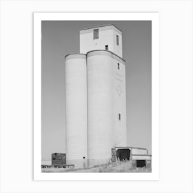 Wheat Elevator, Eureka Flats, Walla Walla County, Washington By Russell Lee Art Print