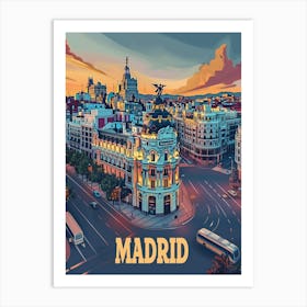 Madrid 2 Art Print