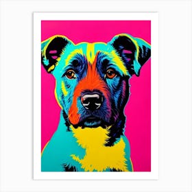 Bouvier Des Flandres Andy Warhol Style Dog Art Print