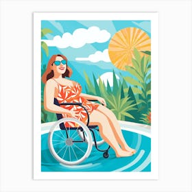 Body Positivity Sunshine Days Illustration 8 Art Print