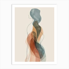 Abstract Woman Style Abstract Art Print