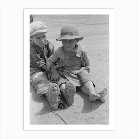 Untitled Photo, Possibly Related To Children, Spanish American, Penasco, New Mexico By Russell Lee Art Print