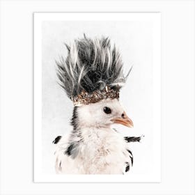 Chick with Mohawk Art Print