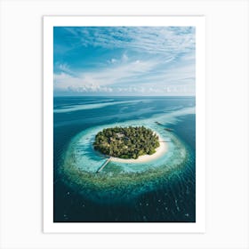 Island In The Middle Of The Ocean 10 Art Print